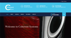 Desktop Screenshot of coherent-systems.co.uk